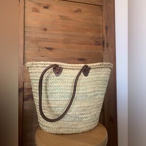 Brand NEW handmade picnic basket Moroccan tote basket